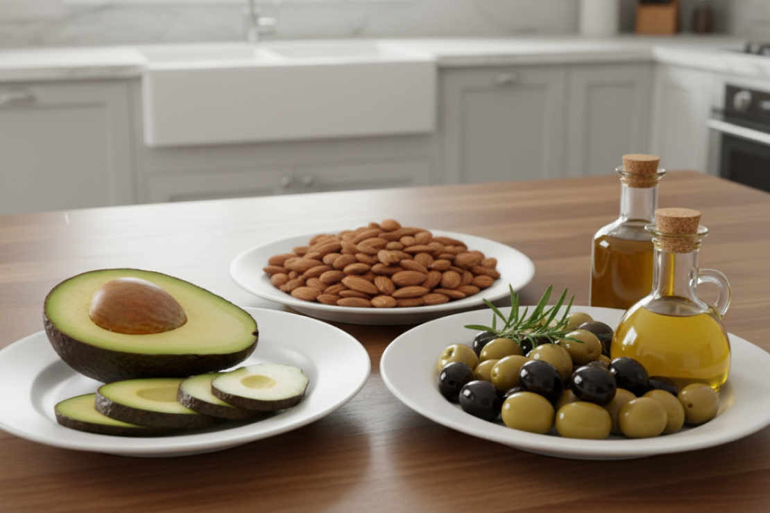 Avocado vs. Almonds vs. Olive Oil: Which Healthy Fat is Best for Satiety and Heart Health?
